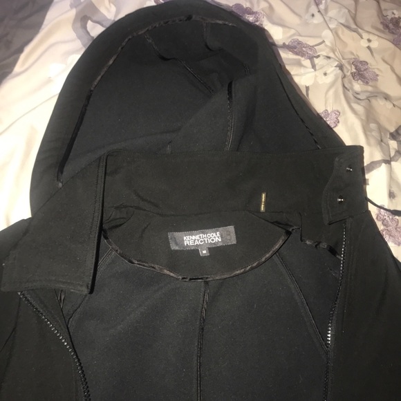 Black Kennith Cole Reaction water resistant jacket - Picture 2 of 4